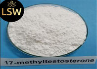 99% Purity White Raw Hormone Powders / 17- Methyltestosterone CAS 58-18-4