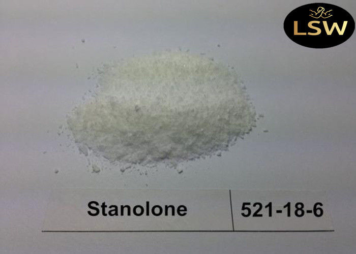 White Powder Androstanolone Stanolone 99% Purity CAS 521 18 6 For Muscle Building