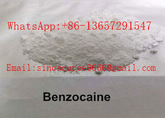 Cas 94 09 7 Local Anaesthesia Drugs , Pure Benzocaine Powder Pain Reliving Medicine