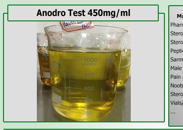 Pre Mixed Muscle Building Steroid Oil Anodro Test 450 Test Deca / EQ / Nan Deca Muti Blend