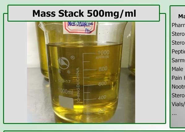 Safe Muscle Building Steroids , Pharmaceutical Raw Materials Mass Stack 500 Test Deca / EQ
