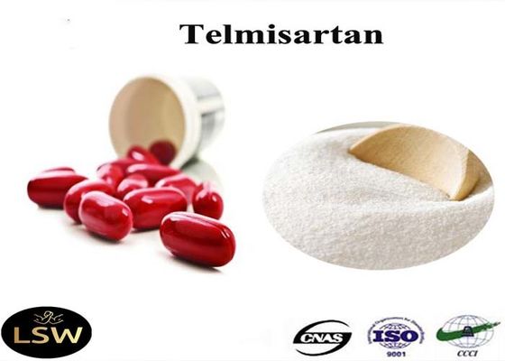 High Pure Antihypertensive Drugs Telmisartan Raw Powder CAS 144701-48-4