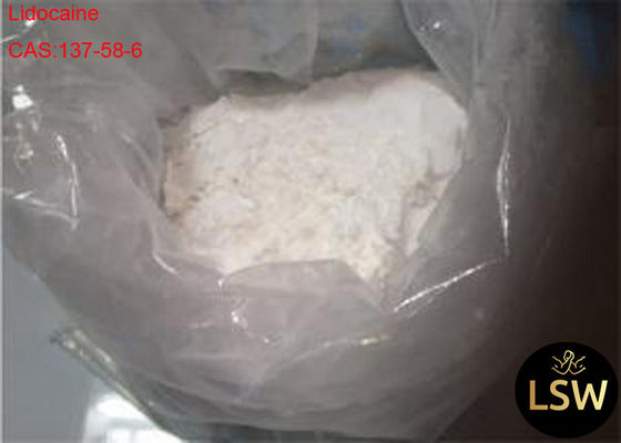 High Purity Local Anesthetic Steroid Raw Powder Lidocaine Base / Xylocaine CAS 137-58-6
