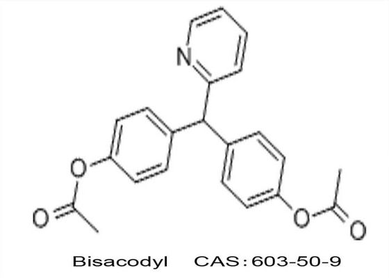 Bisacodyl Powder Active Pharmaceutical Intermediate CAS 603-50-9 Constipation Treatment